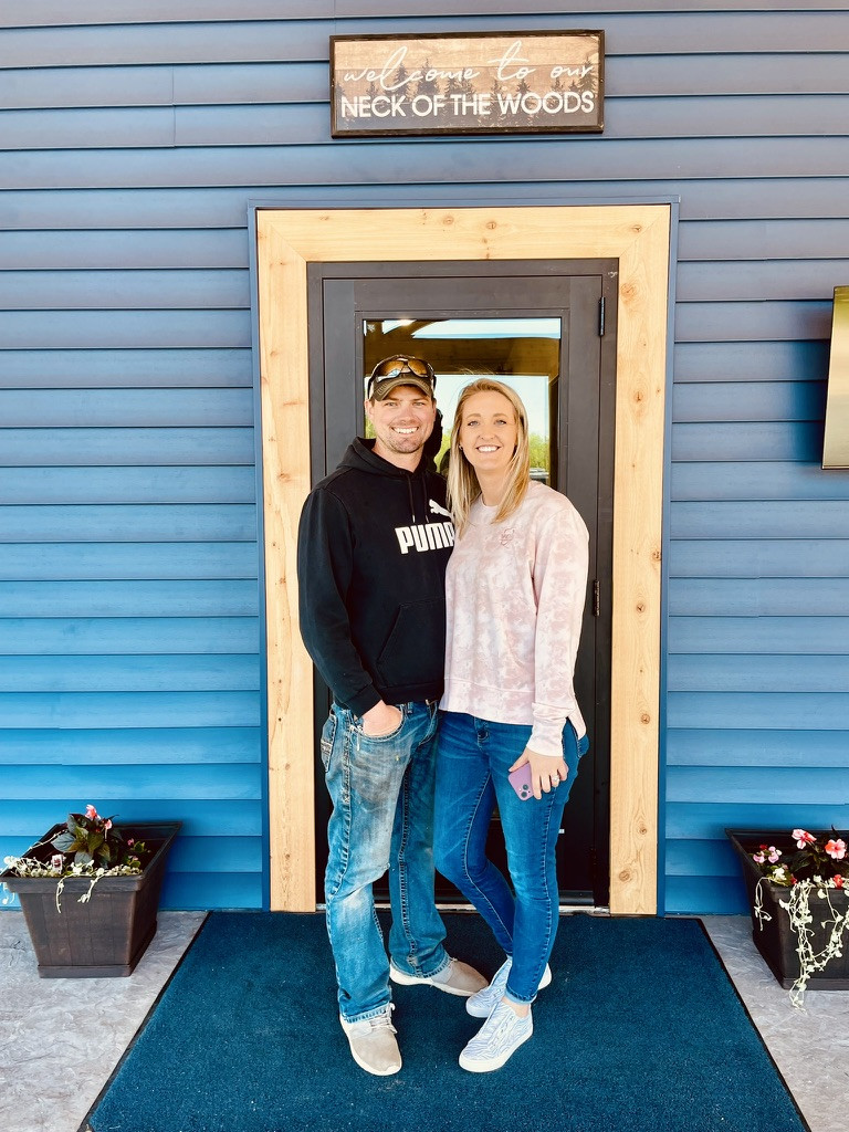Meagan and Clayton Johnson, owners of Grant Haven Campground