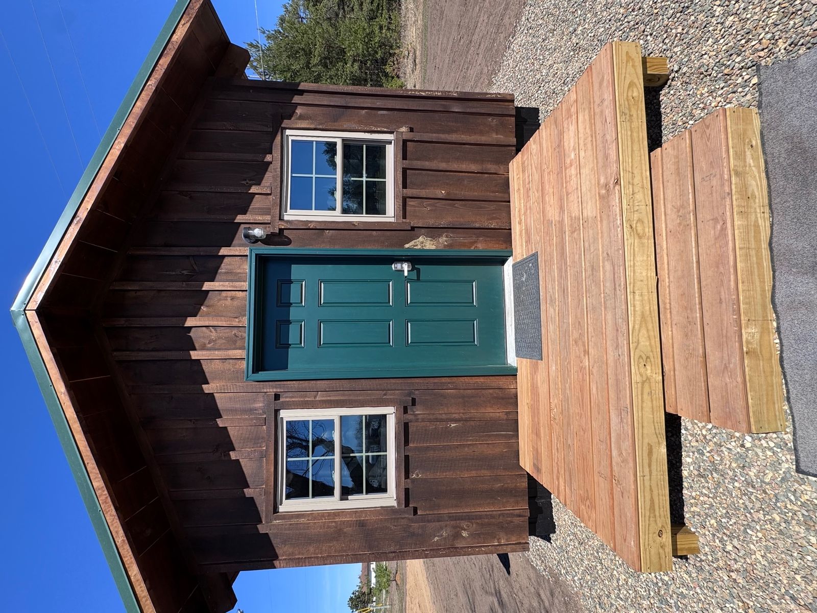 Green Door Cabin interior